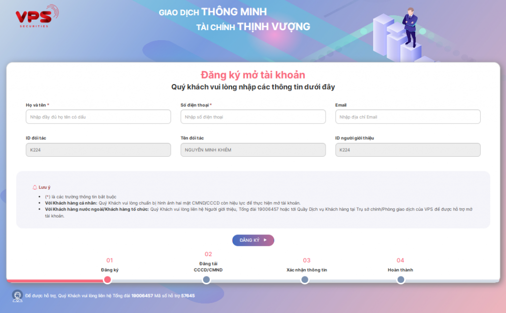 Mở Tài Khoản Chứng Khoán VPS